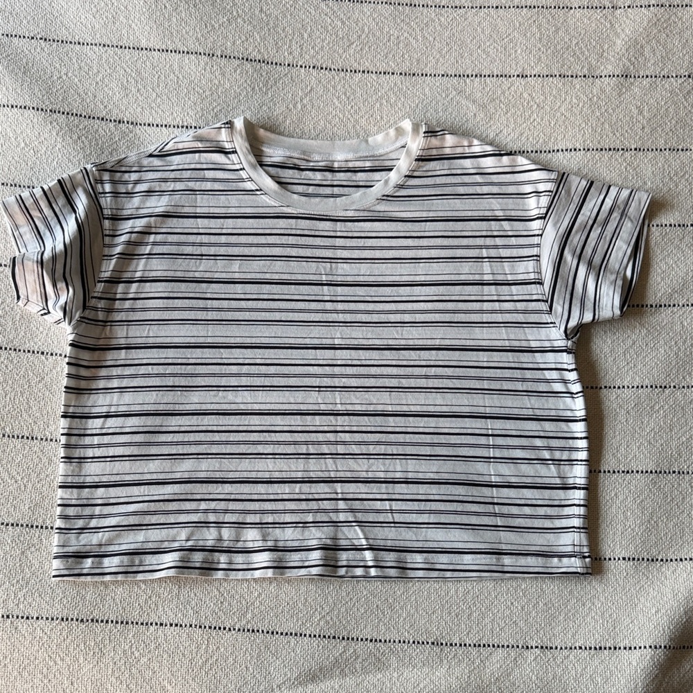 Lululemon Striped Cates T-shirt size 2